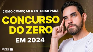 Como COMEÇARIA a estudar para CONCURSO do ZERO [upl. by Snow92]