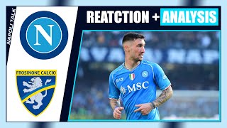 NAPOLI vs FROSINONE  Review  Analysis  Podcast [upl. by Yruj534]