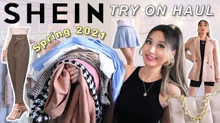 SHEIN TRY ON HAUL 💜 Spring  discount code [upl. by Anuaek]