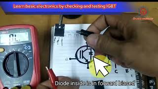 HOW TO CHECK IGBT USING DIGITAL MULTI METERS BUZZER ENGLISHTAGALOG [upl. by Alle]