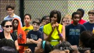 Michelle Obama dances to Beyonce [upl. by Duester]