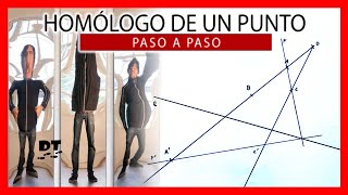 💣 Como hacer puntos homólogos paso a paso 🧨 HOMOLOGÍA dibujo técnico 🧨 ejercicios de homologia evau [upl. by Eyma267]