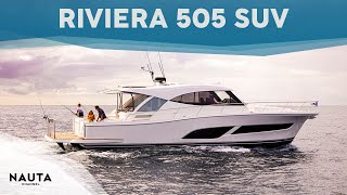 Riviera 505 SUV  POV yacht tour esterni e cabine [upl. by Anerec]