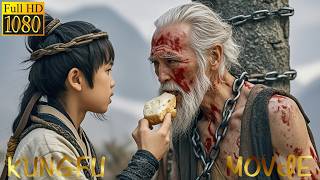 Kung fu movie A beggar saves an old man who is a master and teaches him unbeatable skills movie [upl. by Svetlana473]