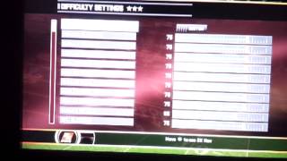 All Pro Football 2k8  Slider Settings [upl. by Spiros674]