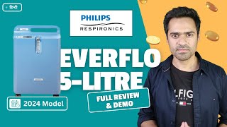 Philips Respironics Everflo 2024  Full Review amp Demo  Philips Oxygen Concentrator How to Use [upl. by Tonya]