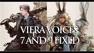 Patch 501 Viera Voices 7 and 9 fixed Finally FFXIV Shadowbringers [upl. by Akoyn162]