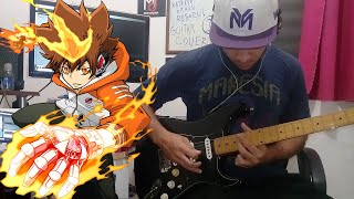 Katekyo Hitman Reborn  OP 1 Splay  Drawing days Doug Guitar Cover [upl. by Stegman]