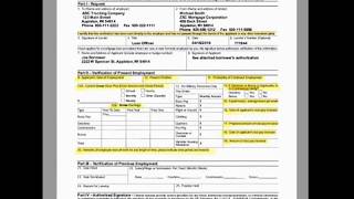 How to properly fill out a Verification of Employment [upl. by Eneloj]