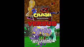 The Crash bandicoot trilogy vs The Spyro the dragon trilogy [upl. by Seaddon839]