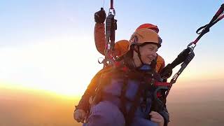 Tandemflug in den Sonnenuntergang mit Timo vom Hochblauen [upl. by Esidnac]