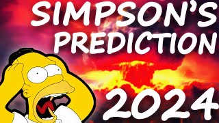 NAKAKATAKOT NA 2024 PREDICTIONS NG THE SIMPSONS  Dokumentador [upl. by Anoet694]