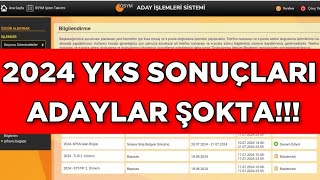 2024 YKS SONUÇLARI ADAYLAR ŞOKTA ‼️ [upl. by Furlani]