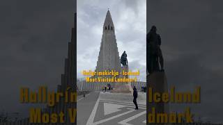 Hallgrimskirkja Iceland most visited landmark shorts iceland [upl. by Amirak363]