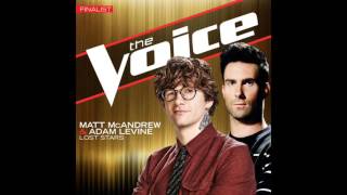 Matt McAndrew Adam Levine Lost Stars Studio Version The Voice 7 22 [upl. by Nitsu53]