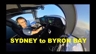 Diamond DA62 IFR  Sydney to Byron Bay [upl. by Earlie]