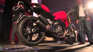 2014 Ducati Monster 1200S  EICMA 2013 Milan Motorcycle Show [upl. by Rafaellle]