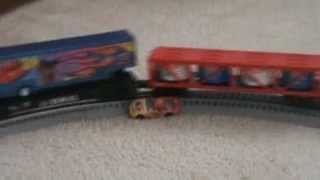 O scale train hits car [upl. by Landry]