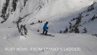 Whistler  Spanky’s Ladder  Couloir Extreme [upl. by Lotsirk]