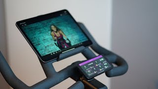 Echelon Connect Sport Bike iPad amp iPhone mount with stats no subscription [upl. by Tace]