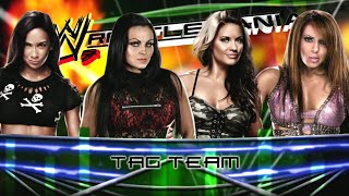 WWE 2K14  AJ Lee amp Aksana vs Kaitlyn amp Layla [upl. by Aihk263]