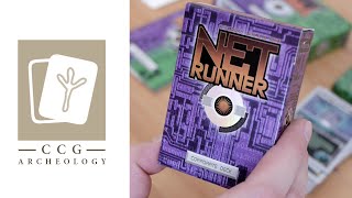 Netrunner CCG Starter DoubleDeck UnboxingOpening Part 2  CCG Archeology [upl. by Harolda]