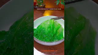 EASY LETTUCE SALAD RECIPE recipe cooking chinesefood lettuce salad vegetables [upl. by Agon364]