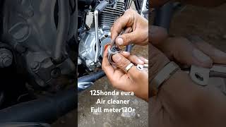 Honda 125 air cleaner full meter 120  mechanicalengineering automobile mechancial [upl. by Hameerak]