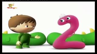 BABYTV  CHARLIE Y LOS NUMEROS  El 2 en su carroza español de España [upl. by Huntington]