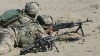 C6 MACHINE GUN FIRING IN AFGHANISTAN [upl. by Anavlys]