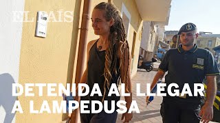 Detenida la capitana del ‘SeaWatch 3’ en el puerto de Lampedusa [upl. by Adiarf]