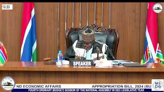 APPROPRIATION BILL 2024 BUDGET SPEECH BY THE HON MINISTER FOR FINANCE AND ECONOMIC AFFAIRS [upl. by Anelrad]