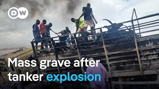 Fuel tanker explosion in Nigeria leaves dozens dead  DW News [upl. by Asilef283]