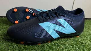 NEW BALANCE TEKELA PRO LOW FG V4 SHOES NB NAVY WITH TEAM SKY BLUE AND HOT MANGO 4K [upl. by Iz842]