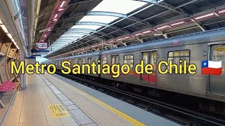 🚇 Metro Tren Santiago de Chile 🇨🇱 [upl. by Ynohtnaed641]