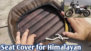 Best Seat cover for Royal Enfield Himalayan  Riding seat [upl. by Hwu186]