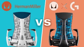 Herman Miller Gaming Embody VERSUS Regular Embody Heat Buildup Cushion Differences etc [upl. by Ramses]