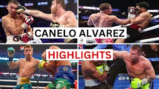 Canelo Alvarez 39 KOs Knockouts amp Highlights [upl. by Kessel]