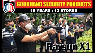 Air Stun Gun Raysun X1 Taiwan Actual Test at Makati City Hall PSD [upl. by Lynnell]