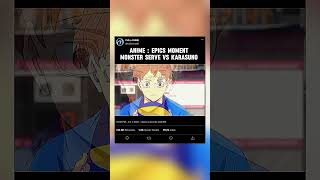 Anime epic moment haikyuuanime animeedit anime karasuno haikyuuxyn hinata volleyball anime [upl. by Ikkaj]