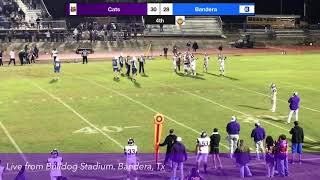 Carrizo Springs Wildcats vs Bandera Bulldogs 2024 Week 10 [upl. by Nowyt]