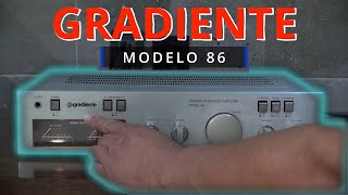 Amplificador Integrado GRADIENTE 86 EN VENTA equipo brasileño [upl. by Farika]