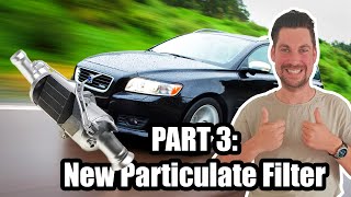 Project Volvo V50  Particulate Filter Installation  PART 3 [upl. by Alyakem4]