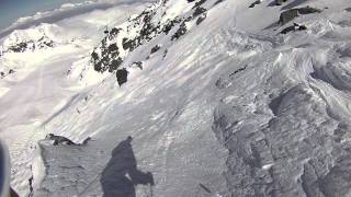 Verbier Skiing  Skiing off Mont Fort 3330 M [upl. by Latoya]