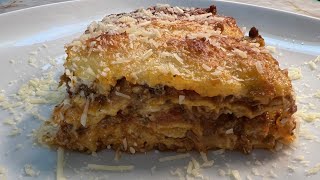 Low Carb Lasagna Recipe with bamboo flour noodles – Made of Bamboo Flour Low Carb And Gluten Free [upl. by Neo]