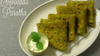 How to make Avocado paratha Avocado paratha recipe [upl. by Zandra]