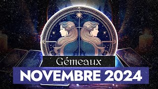 GEMEAUX Novembre 2024 ♊  OUBLIEZ le PASSÉ ⏳  HOROSCOPE [upl. by Elia715]