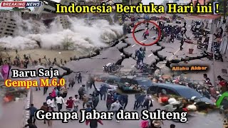 INDONESIA BERGUNCANG DAHSYAT BARU SAJA GEMPA 60 SR DAN GEMPA 42 GUNCANG INDONESIA [upl. by Nelli]