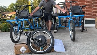 Electric Kit Install on a Worksman Dual Trike [upl. by Ainafets313]