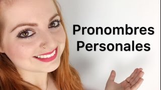 PRONOMES PESSOAIS  PRONOMBRES PERSONALES  DICAS EXTRAS ESPANHOL PARA BRASILEIROS [upl. by Gottuard]